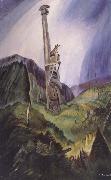 Emily Carr Forsaken oil painting